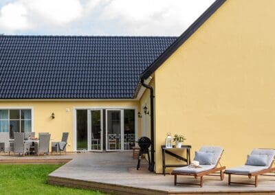 Hemma hos Åsa och Viktor vinkelhus, AChoice stenhus