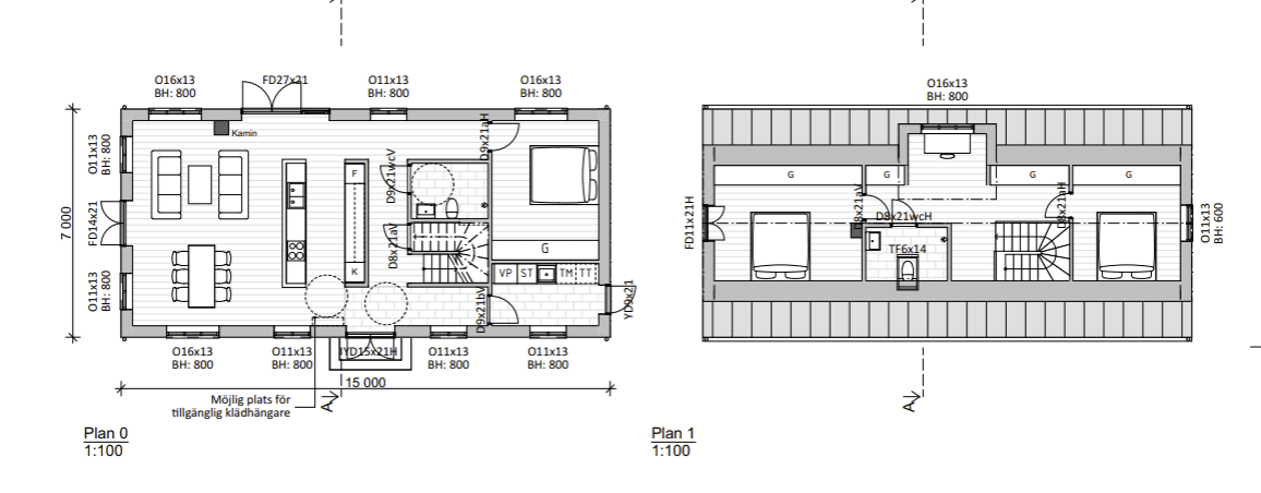 planritning villa larsen
